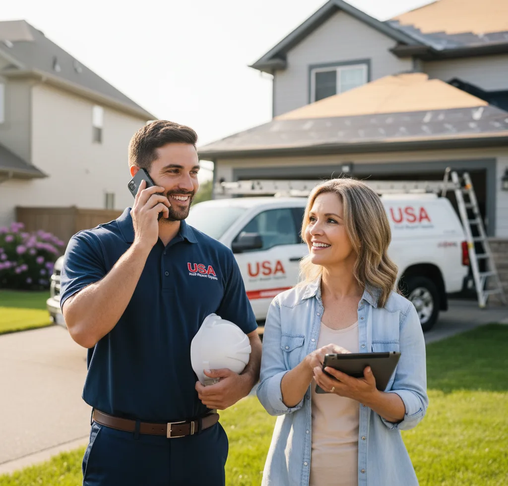 USA Roof Repair Experts customer support in Lithia